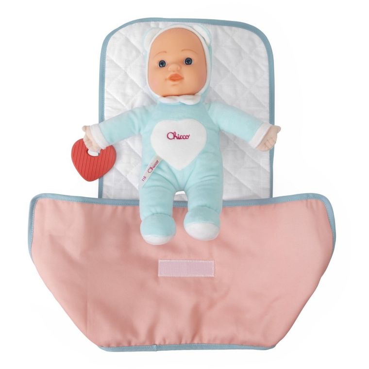 Chicco, Dolls, lalka bobas z torbą do przewijania