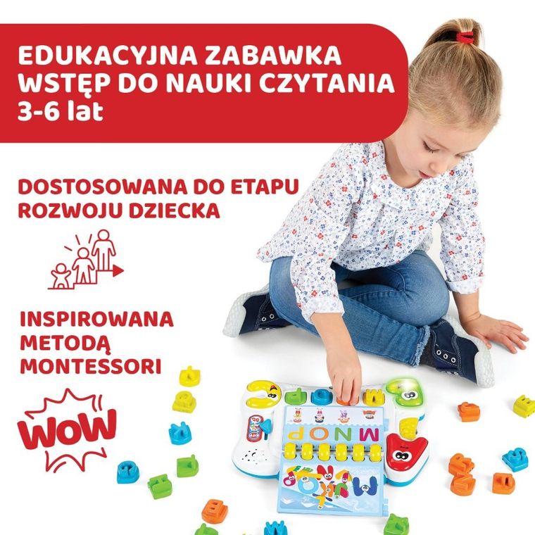 Chicco, Edu4you, wesoły alfabet, powiedz i pokaż, zabawka edukacyjna