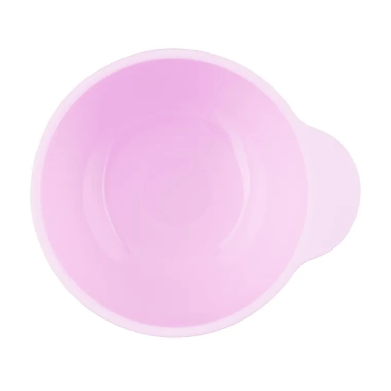 Chicco, miseczka silikonowa z przyssawką, różowa, 6m+