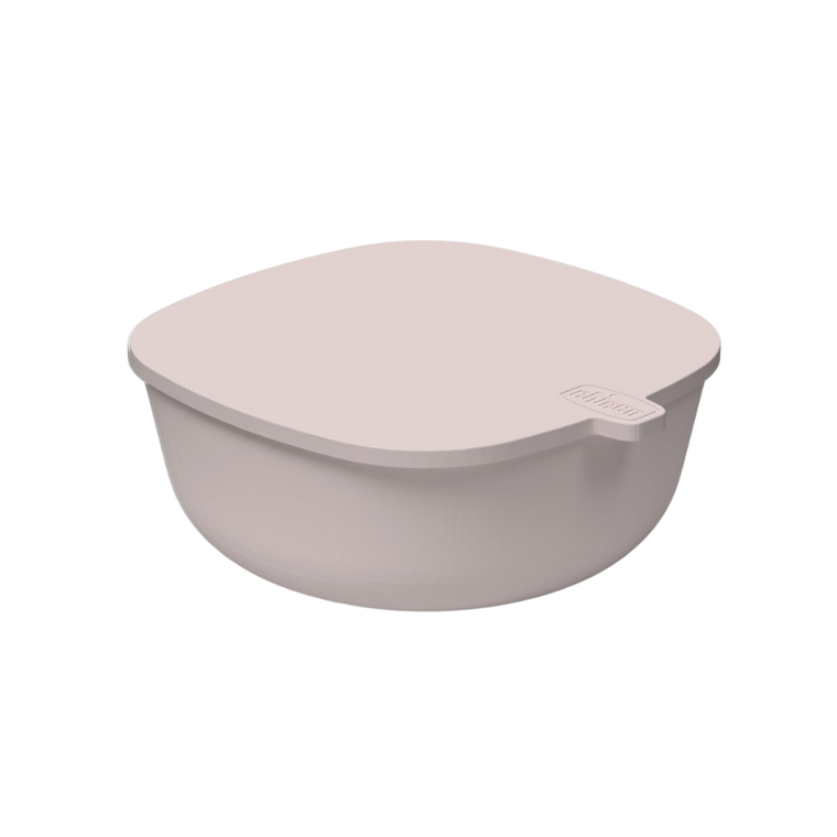 Chicco, miseczka z pokrywką, beżowa, 6m+