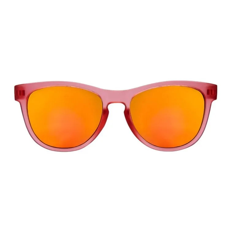 Chicco, okulary przeciwsłoneczne z etui, lustrzane, czerwone, 24m+