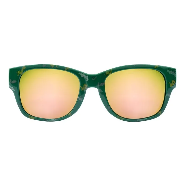 Chicco, okulary przeciwsłoneczne z etui, lustrzane, zielone, 12m+