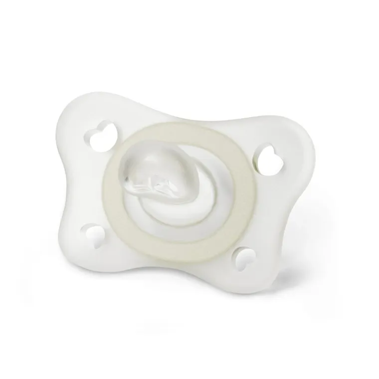 Chicco, PhysioForma Mini Soft, smoczek uspokajający, silikonowy, lumi, 2-6m, 2 szt.