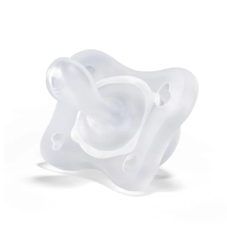 Chicco, PhysioForma Mini Soft, smoczek uspokajający, silikonowy, niebieski, 0-2m, 2 szt.