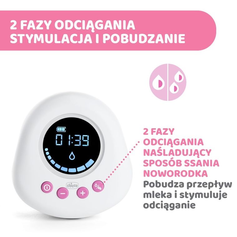 Chicco, podwójny laktator elektryczny