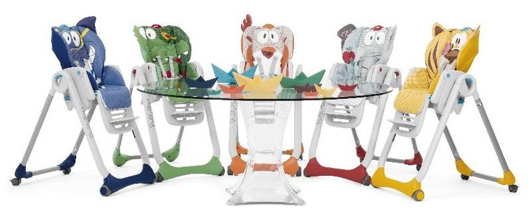 Chicco, Polly 2 Start, krzesełko do karmienia, Shark