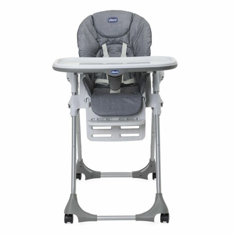 Chicco, Polly, Easy, krzesełko do karmienia, Grey Melange