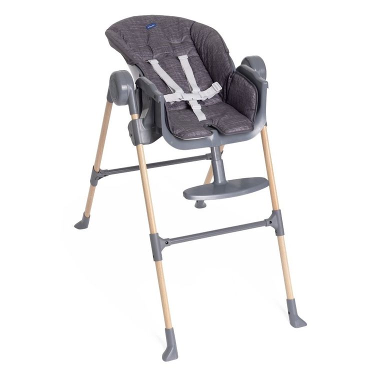 Chicco, Polly, Essential, krzesełko do karmienia, Coal