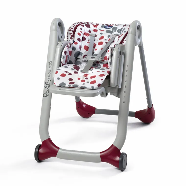 Chicco, Polly Progress Grey, krzesełko leżaczek, 5w1