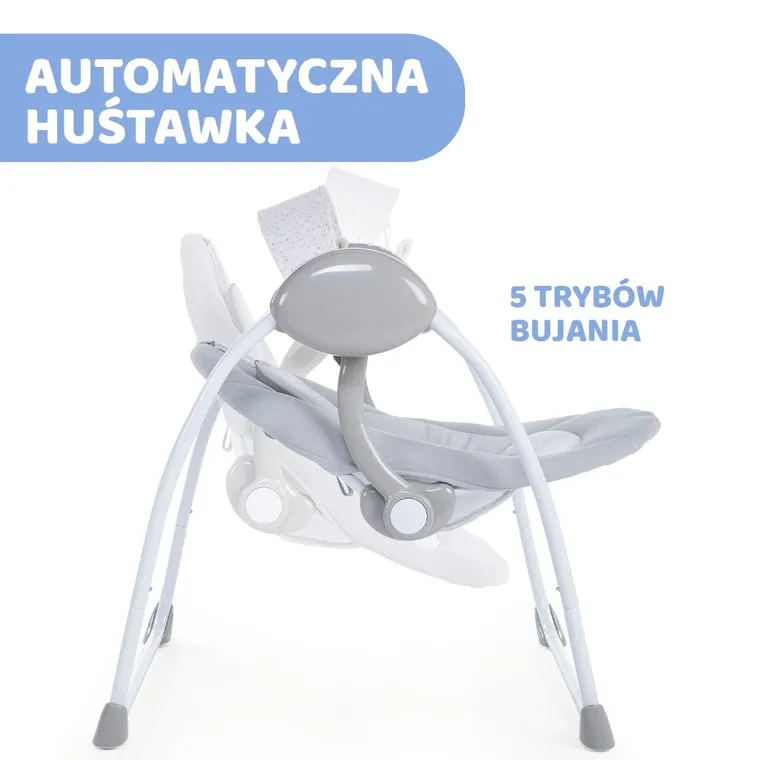 Chicco, Relax&Play, huśtawka elektryczna, Cool Grey
