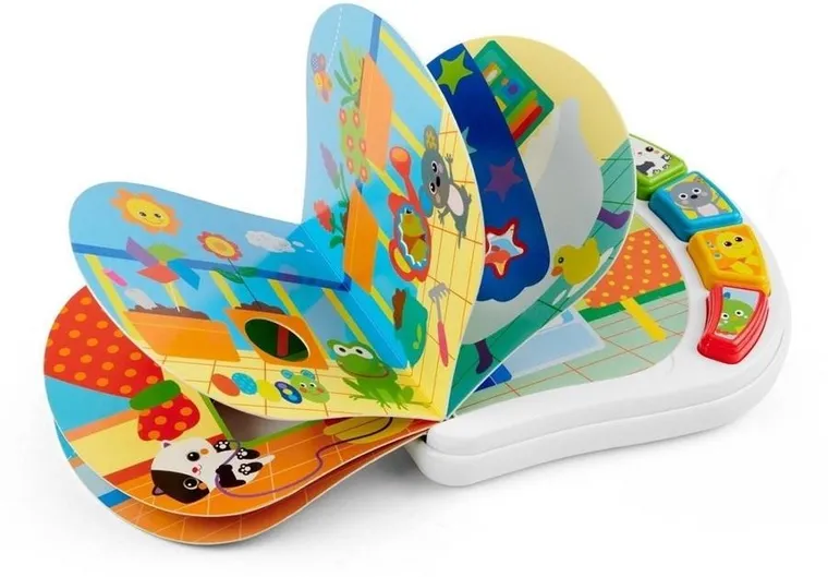 Chicco, Smart2Play, Domek szczeniaczków, książeczka interaktywna