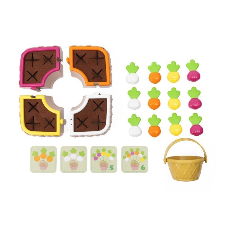 Chicco, Smart2Play, Warzywny Ogród, gra edukacyjna, 21 elementów