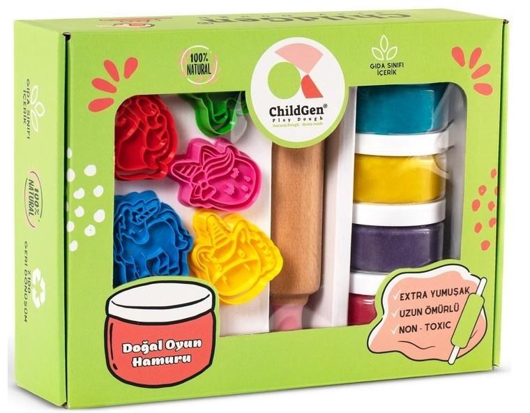Childgen, Jednorożec, naturalna ciastolina, zestaw kreatywny