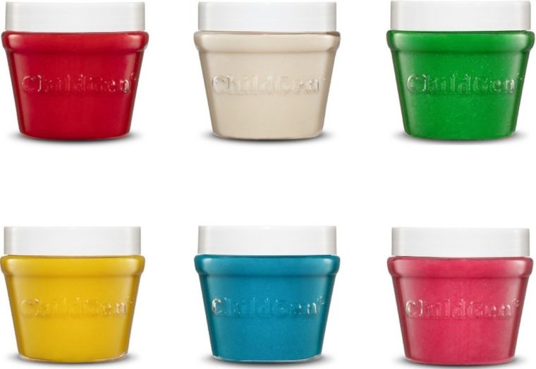 Childgen, naturalna ciastolina w słoiczkach, 6 kolorów