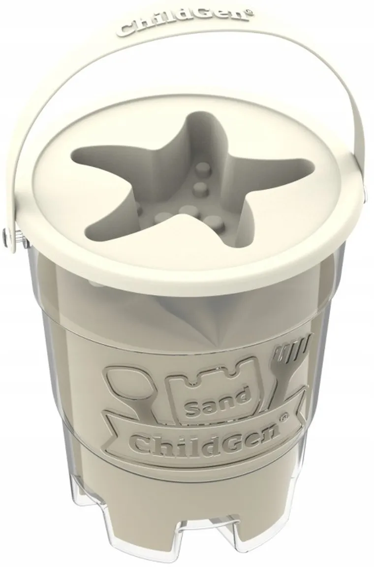Childgen, piasek kinetyczny z foremką, naturalny, 500g