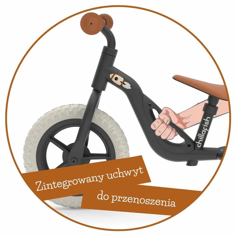 Chillafish, Charlie, rowerek biegowy, czarny