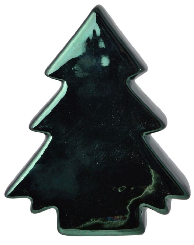 Choinka ceramiczna, zielona, maxi, 19,5-5,5-25 cm