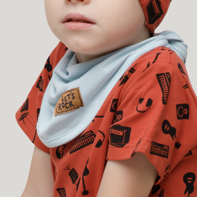 Chustka chłopięca, niebieska, Pinokio