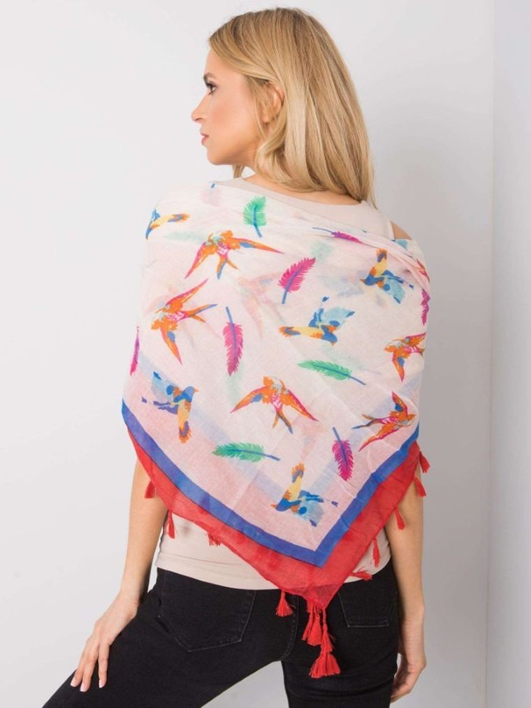 Chustka damska, beżowa, Factory Price