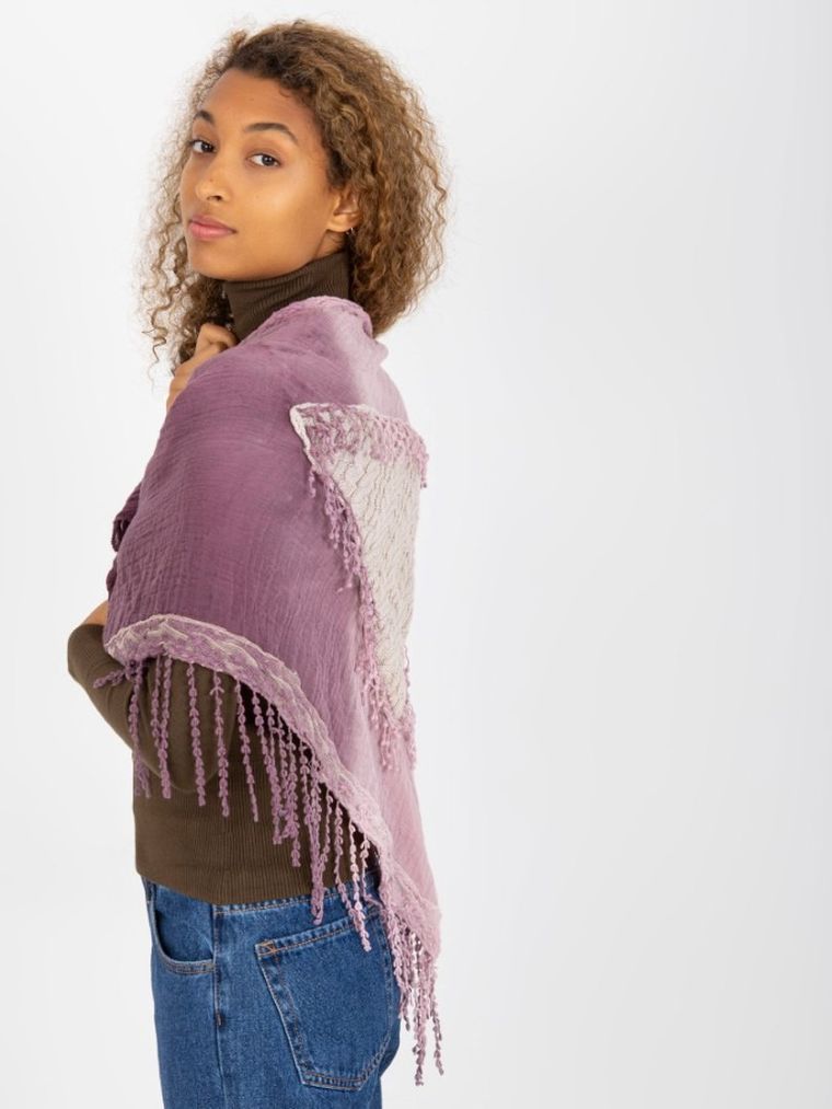 Chustka damska, fioletowa, Factory Price