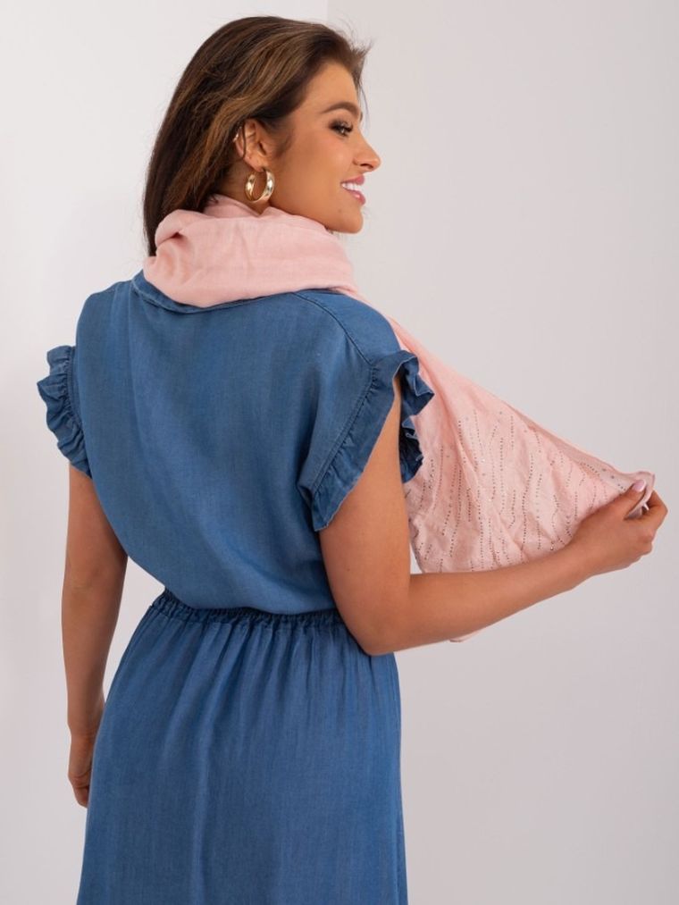 Chustka damska, różowa, Factory Price