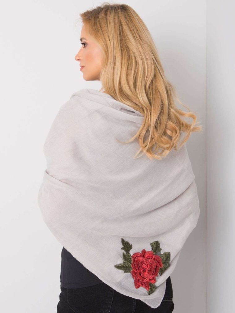 Chustka damska, szara, Factory Price