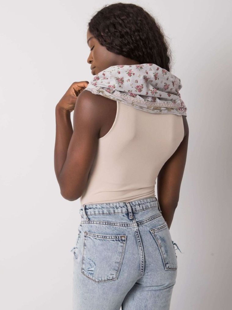 Chustka damska, szara, Factory Price