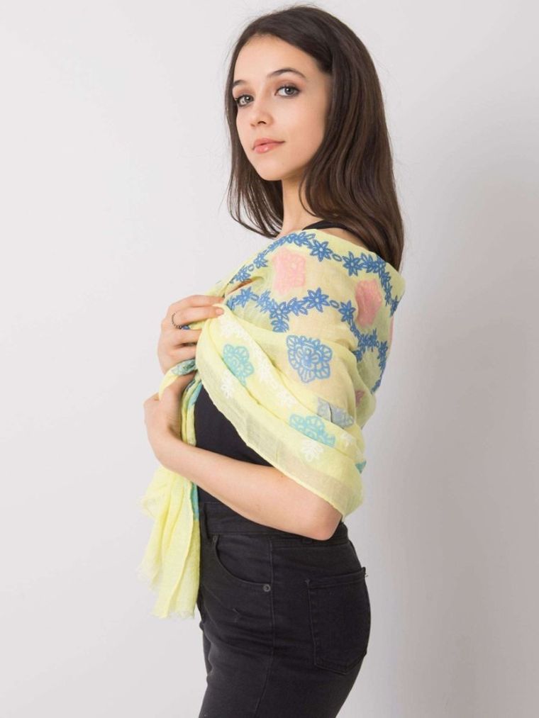 Chustka damska, żółta, Factory Price