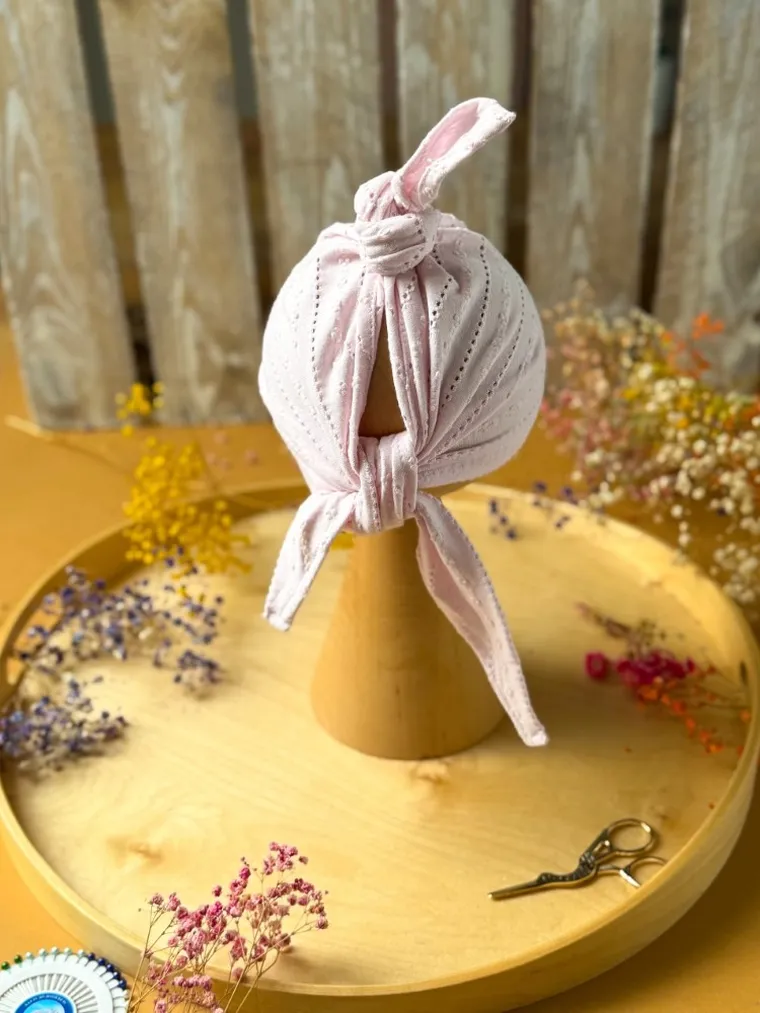 Chustka dziewczęca, 3w1, jasnoróżowa, Iltom