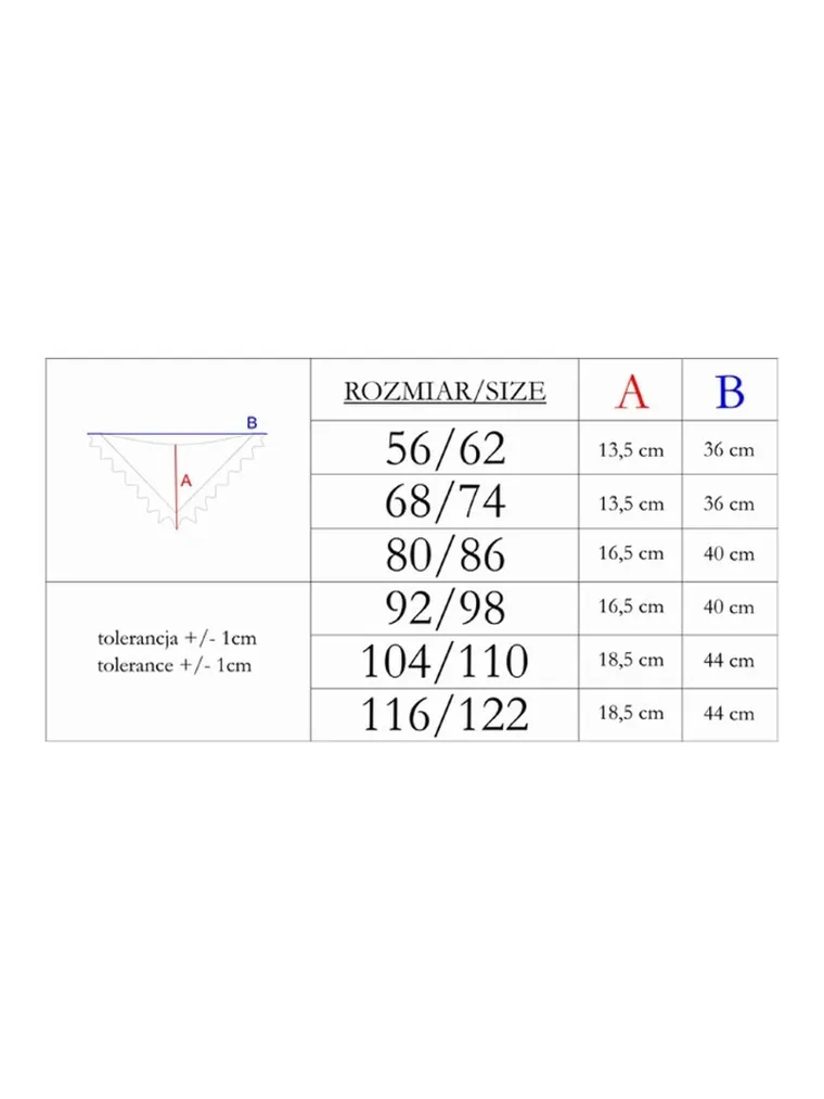 Chustka dziewczęca, ecru, Nicol