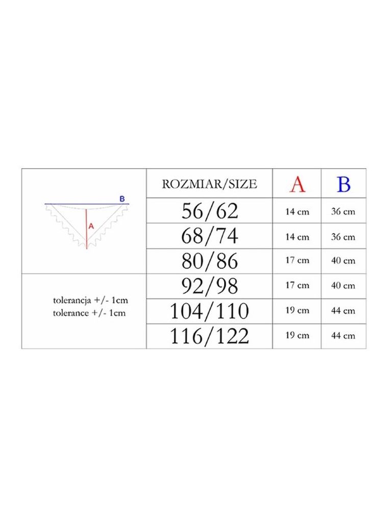 Chustka dziewczęca, różowa, Nicol
