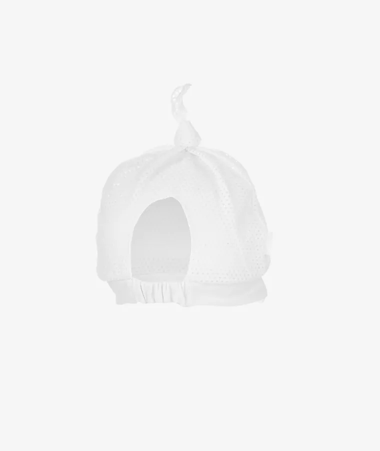 Chustka na głowę chłopięca, biała, Iltom