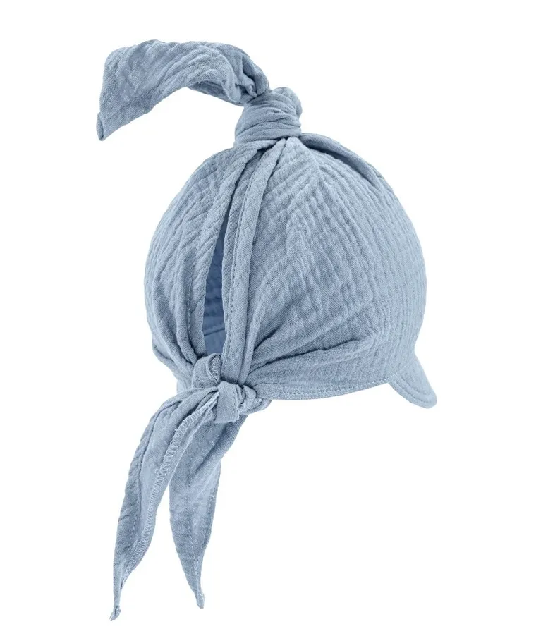 Chustka na głowę dziecięca, niebieska, Iltom