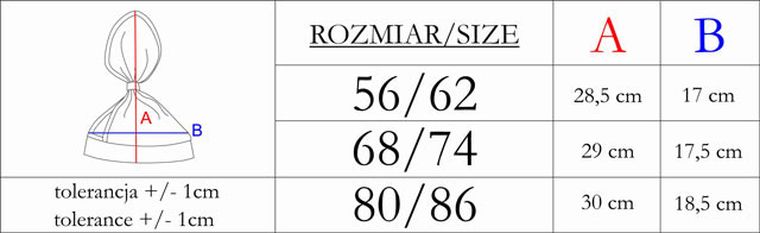 Chustka na głowę dziewczęca, biała, Nicol