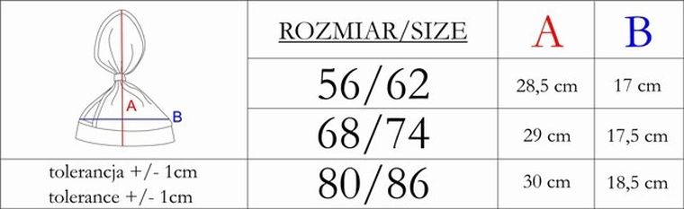 Chustka na głowę dziewczęca, ecru, Nicol