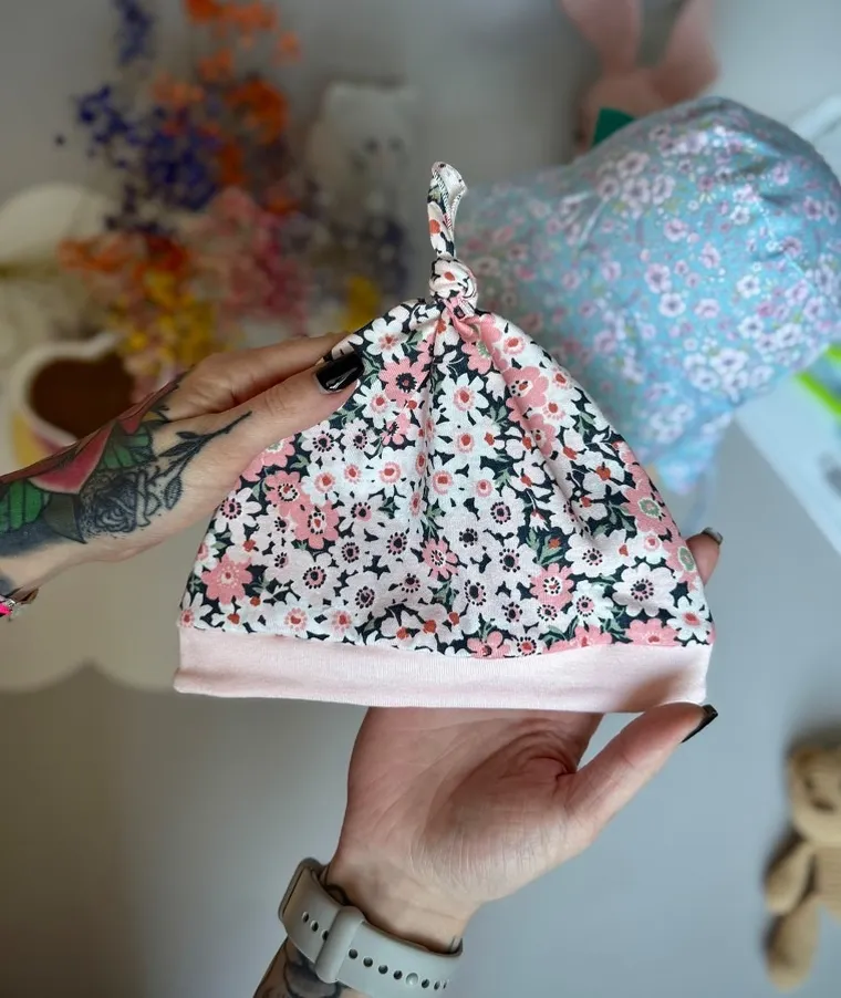 Chustka na głowę dziewczęca, różowa, Iltom