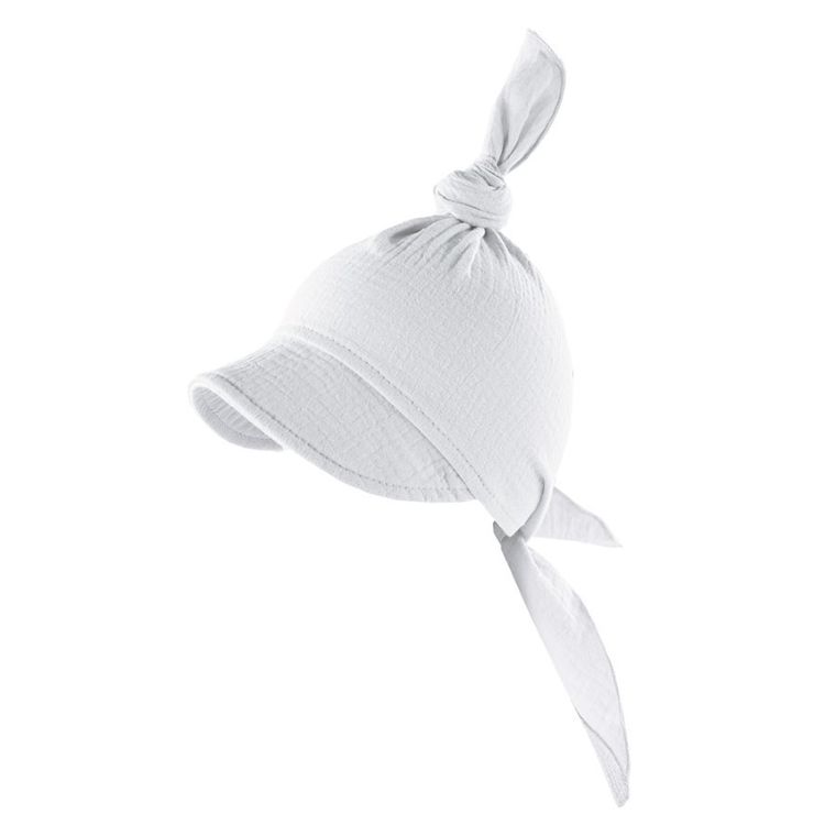 Chustka na głowę niemowlęca, biała, Eevi