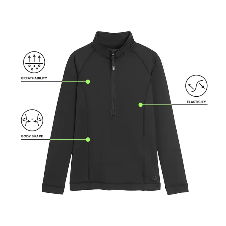 Cienka dopasowana bluza treningowa NOWEAR