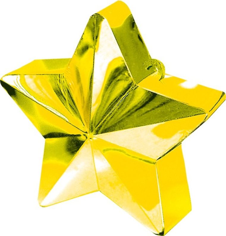 Ciężarek do balonów foliowych, 170 g, złoty