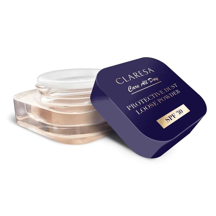 Claresa, Protective dust loose powder, puder sypki utrwalający z filtrem SPF 30, universal, 5 g