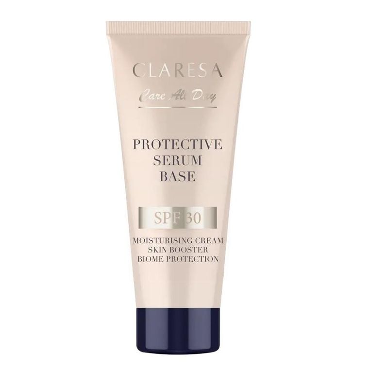 Claresa, Protective serum base, nawilżająca serum baza do twarzy z filtrem SPF 30, 30 ml