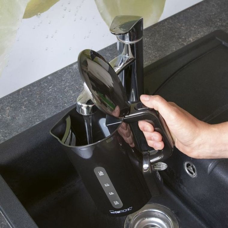 Clatronic, czajnik elektryczny, czarny, 1l, WK 3834