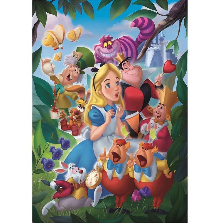 Clementoni, Alice In Wonderland, puzzle, 1000 elementów