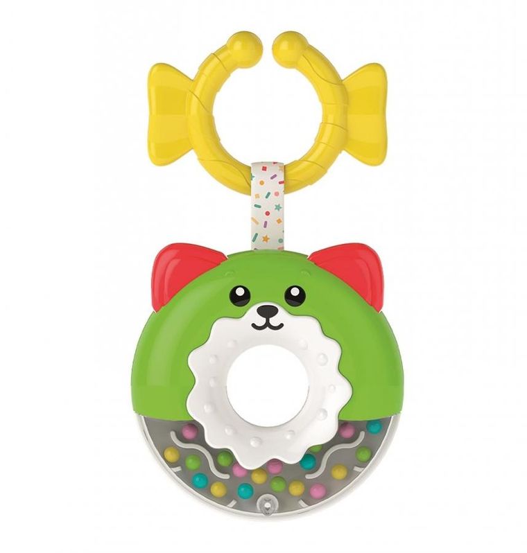 Clementoni, Baby, Donut Rattle, grzechotka z zawieszką