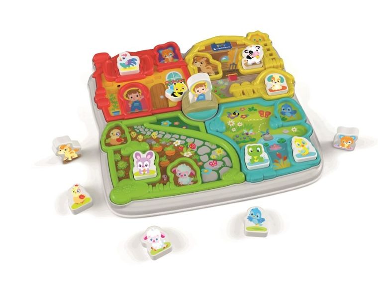 Clementoni, Baby, Farma, zabawka interaktywna