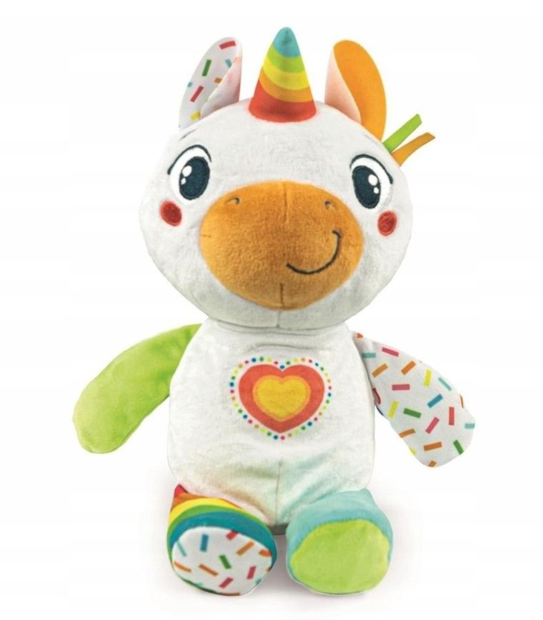 Clementoni, Baby, jednorożec, maskotka interaktywna