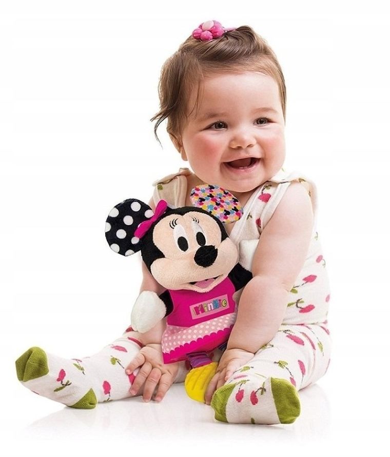 Clementoni, Baby, Myszka Minnie, mój pierwszy pluszak