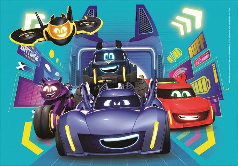 Clementoni, Batwheels, puzzle, 2-60 elementów