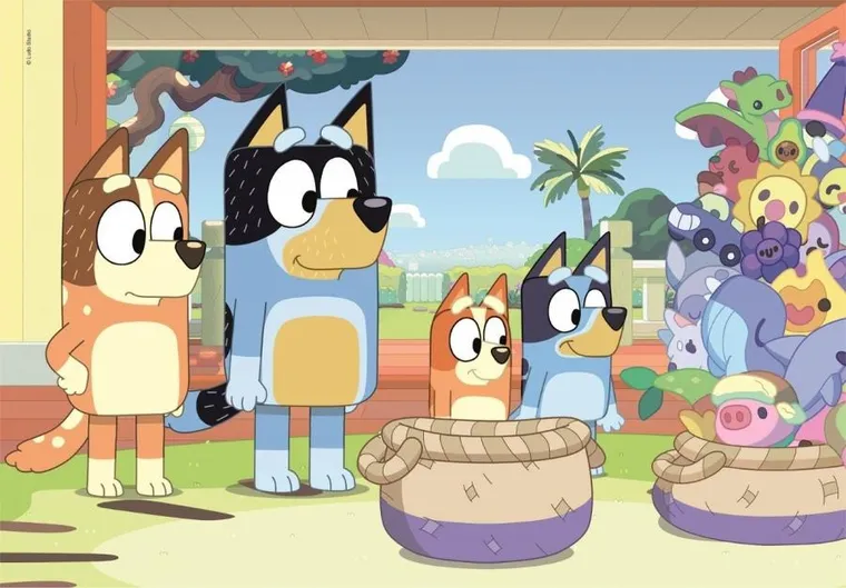 Clementoni, Bluey, puzzle, 2-20 elementów