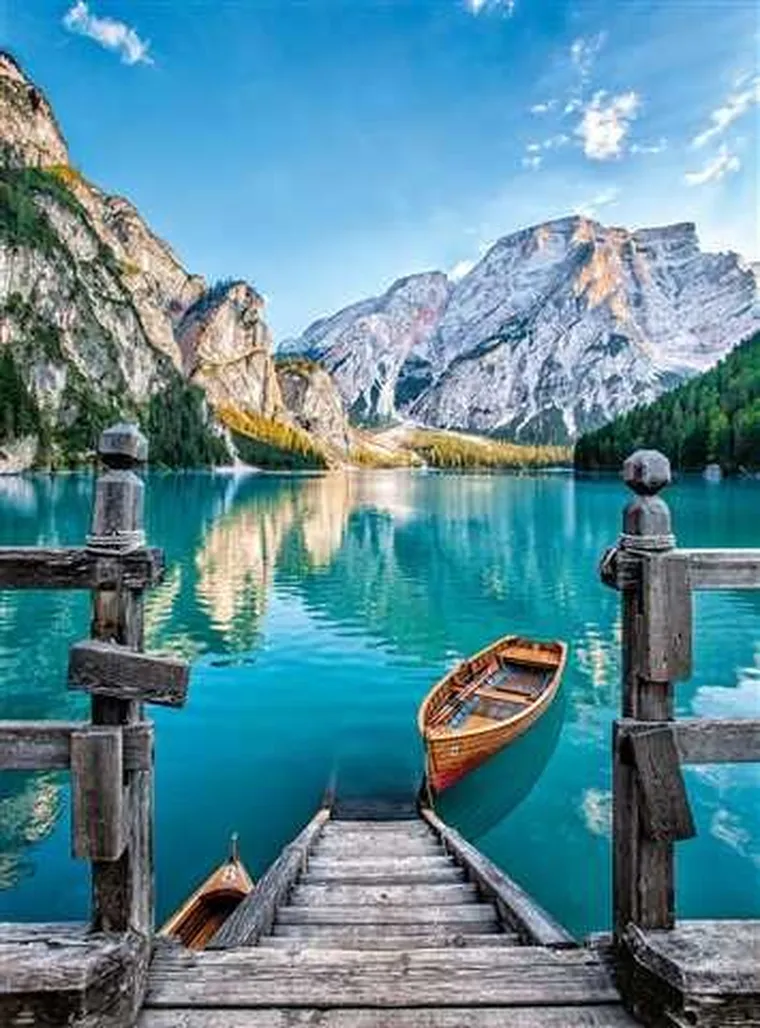 Clementoni, Braies lake, puzzle, 500 elementów